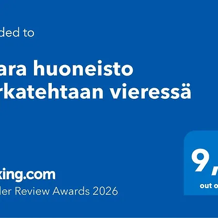 Avara Verkatehtaan Vieressae Apartamento Hämeenlinna